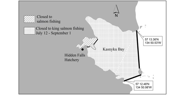 SPORT FISHING FOR KING SALMON CLOSED IN KASNYKU BAY